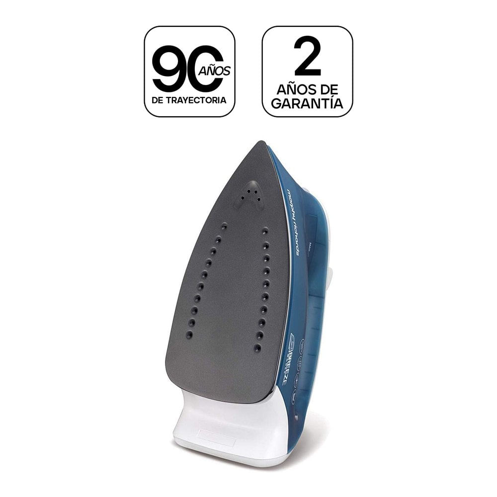 Plancha de Vapor EasyReach Antiadherente para Ropa Color Azul