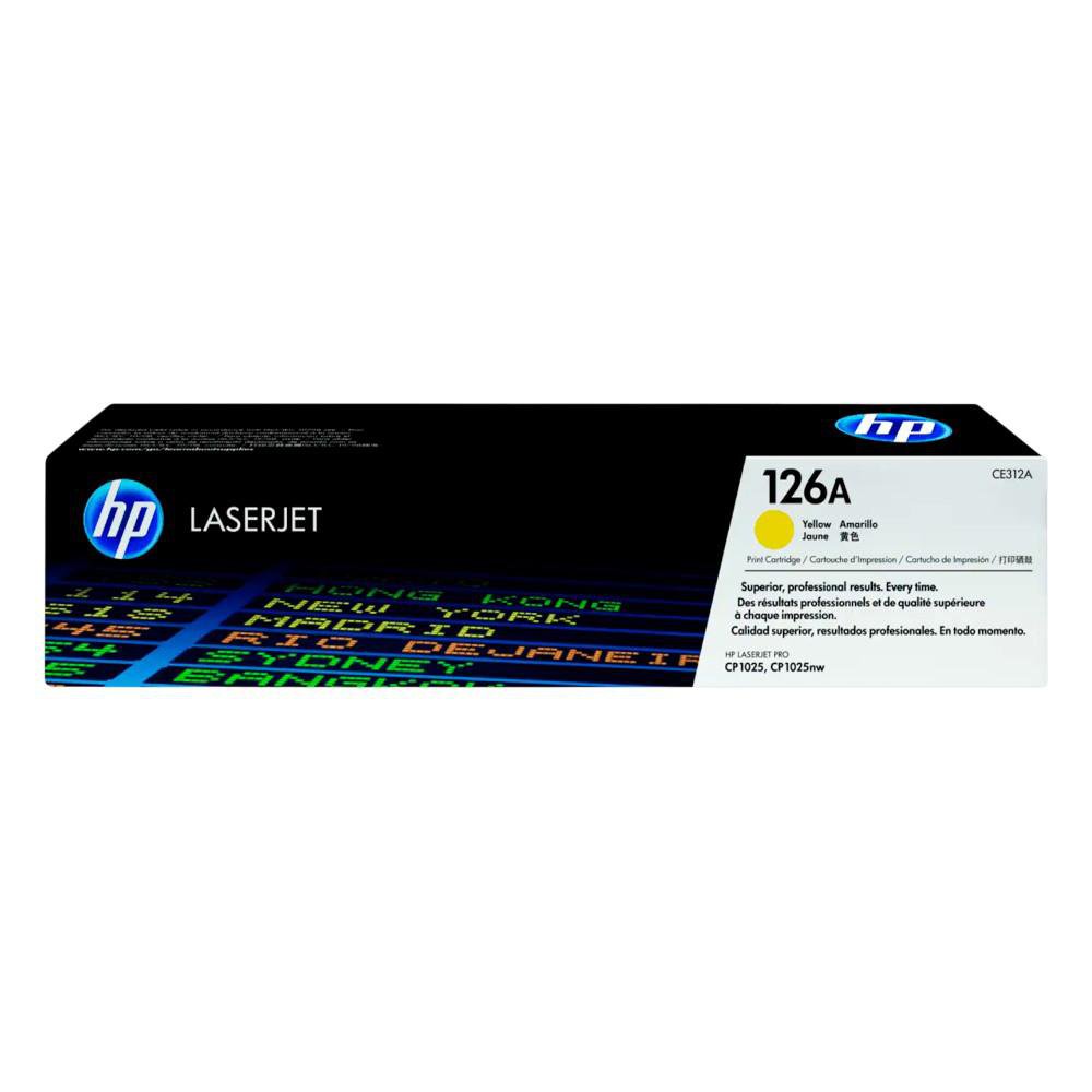 Tóner HP 126A Amarillo para Impresora LáserJet