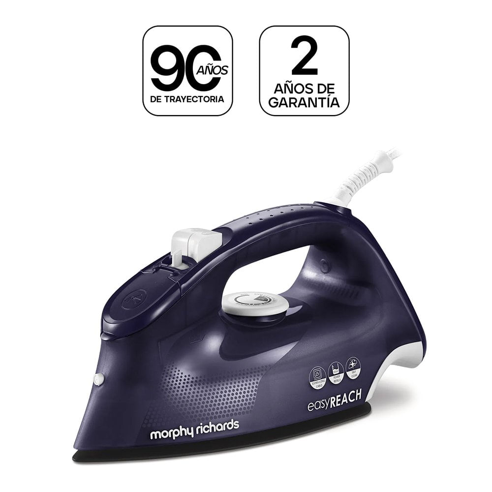 Plancha de Vapor EasyReach Antiadherente para Ropa Color Azul