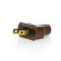 Espiga 125V/15A De Plástico Café - Leviton