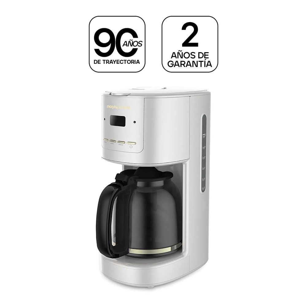 Cafetera Gris Programable con Jarra de Vidrio 1.5 L