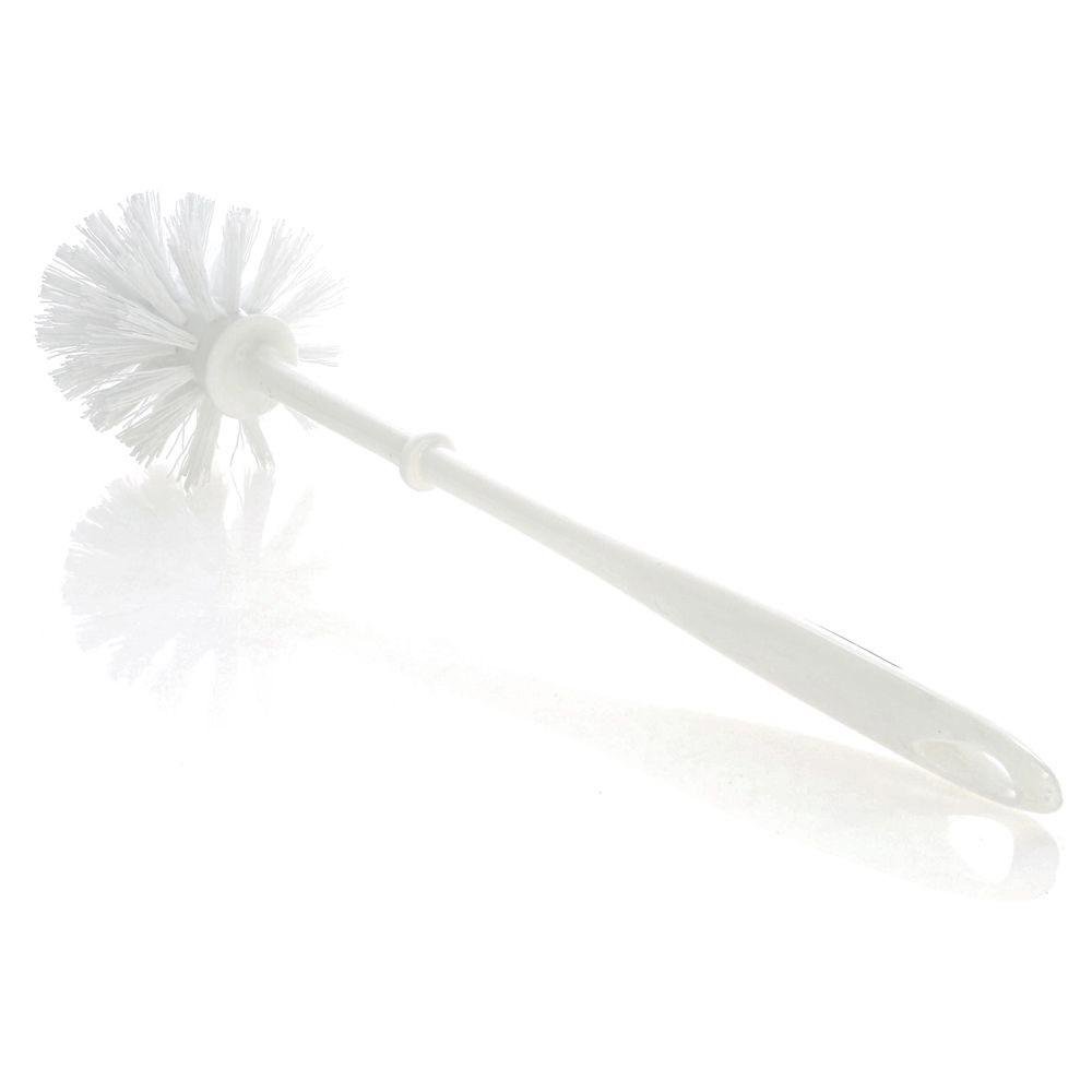 Cepillo para Baño Mediano de Plástico sin Base Blanco Cepillo para Baño con Mango Largo