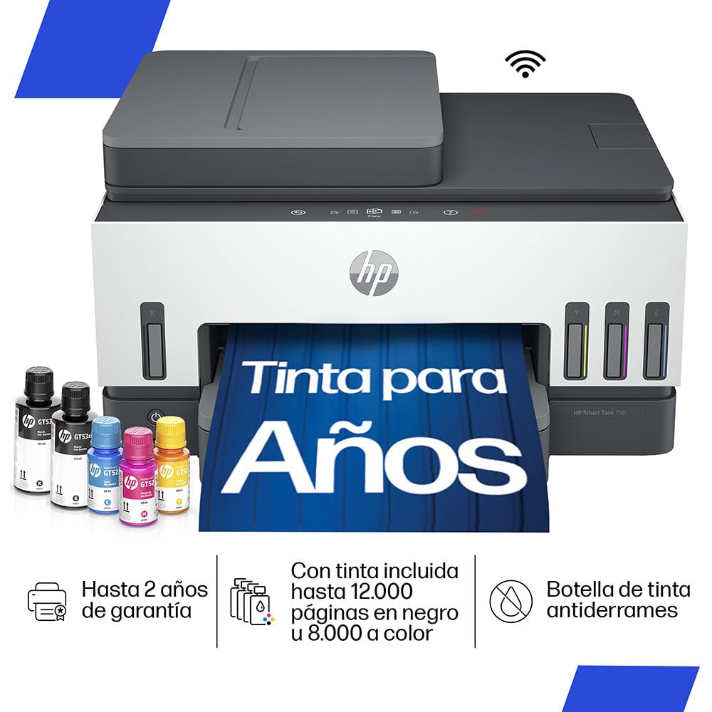 Impresora Multifuncional HP Smart Tank 790 Todo-en-Uno