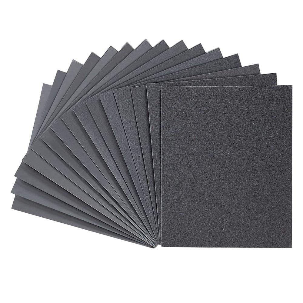 Lija de Agua Color Negro Grano 220