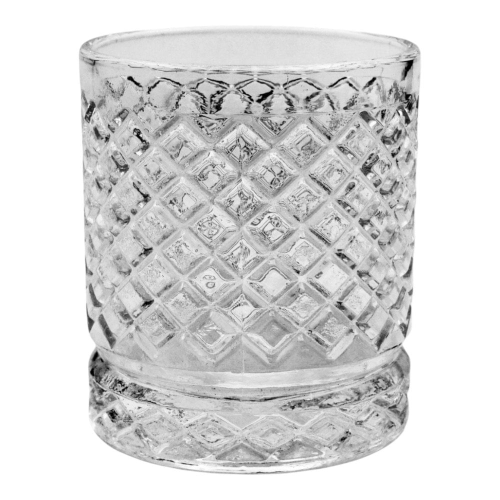 Vaso Iris de Vidrio para Whiskey