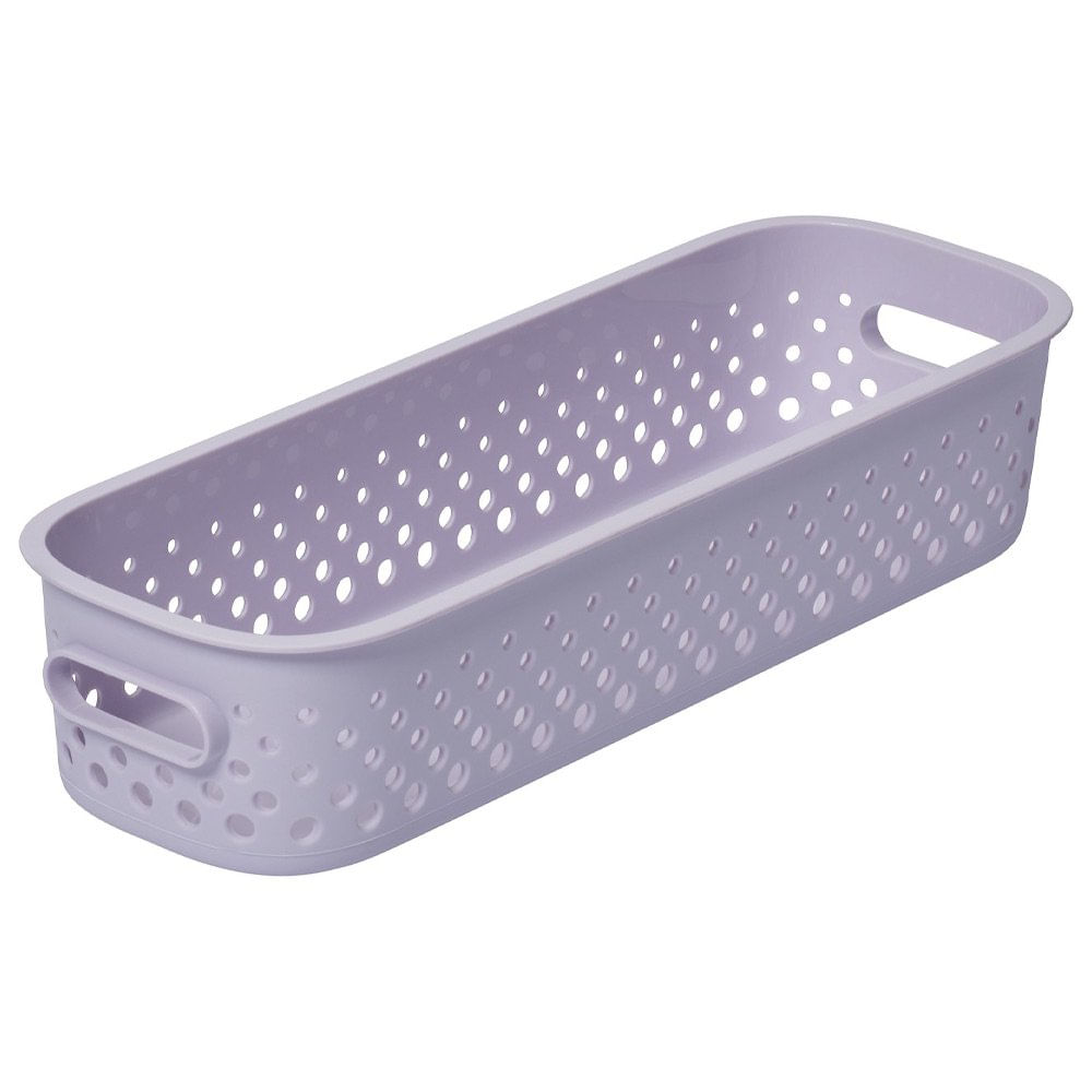 Canasta Organizadora Essence Slim 29.5 x 10 x 6.5 cm Color Lavanda