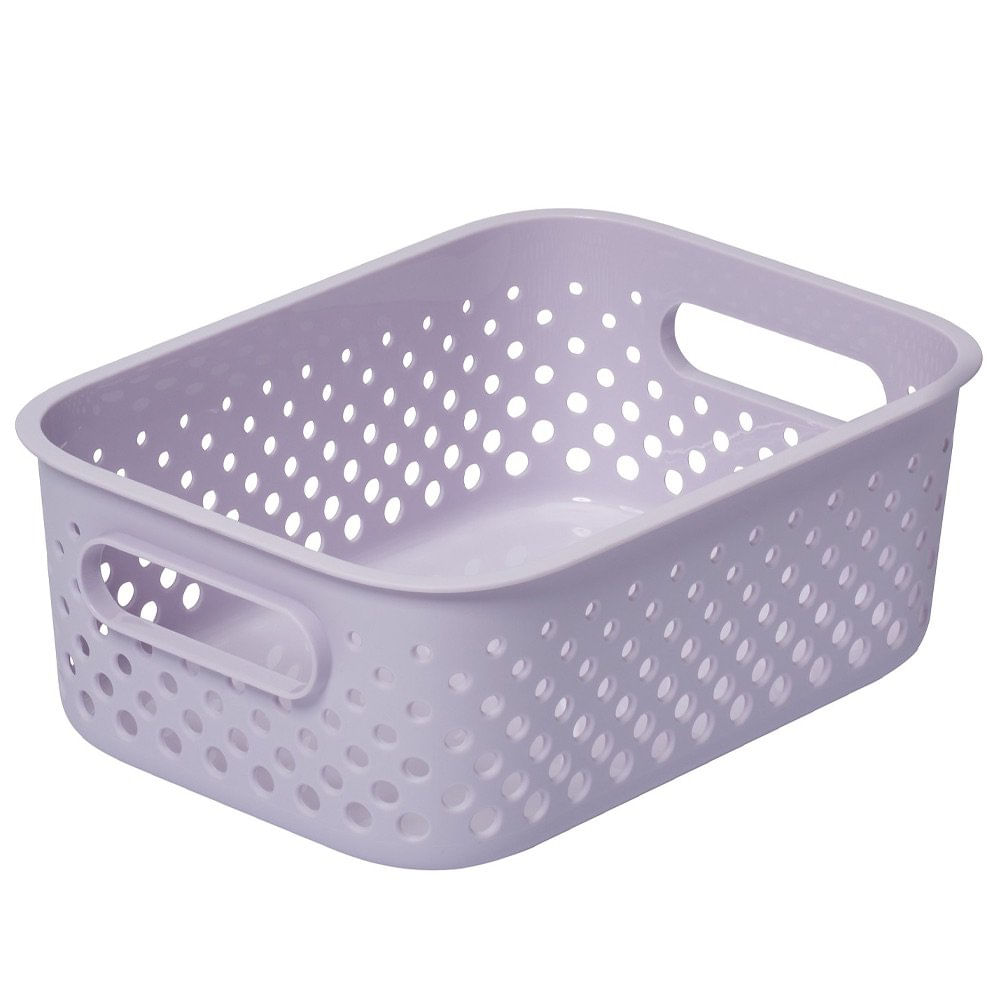Canasta Organizadora Essence 20.5 x 14.5 x 7.5 cm Color Lavanda