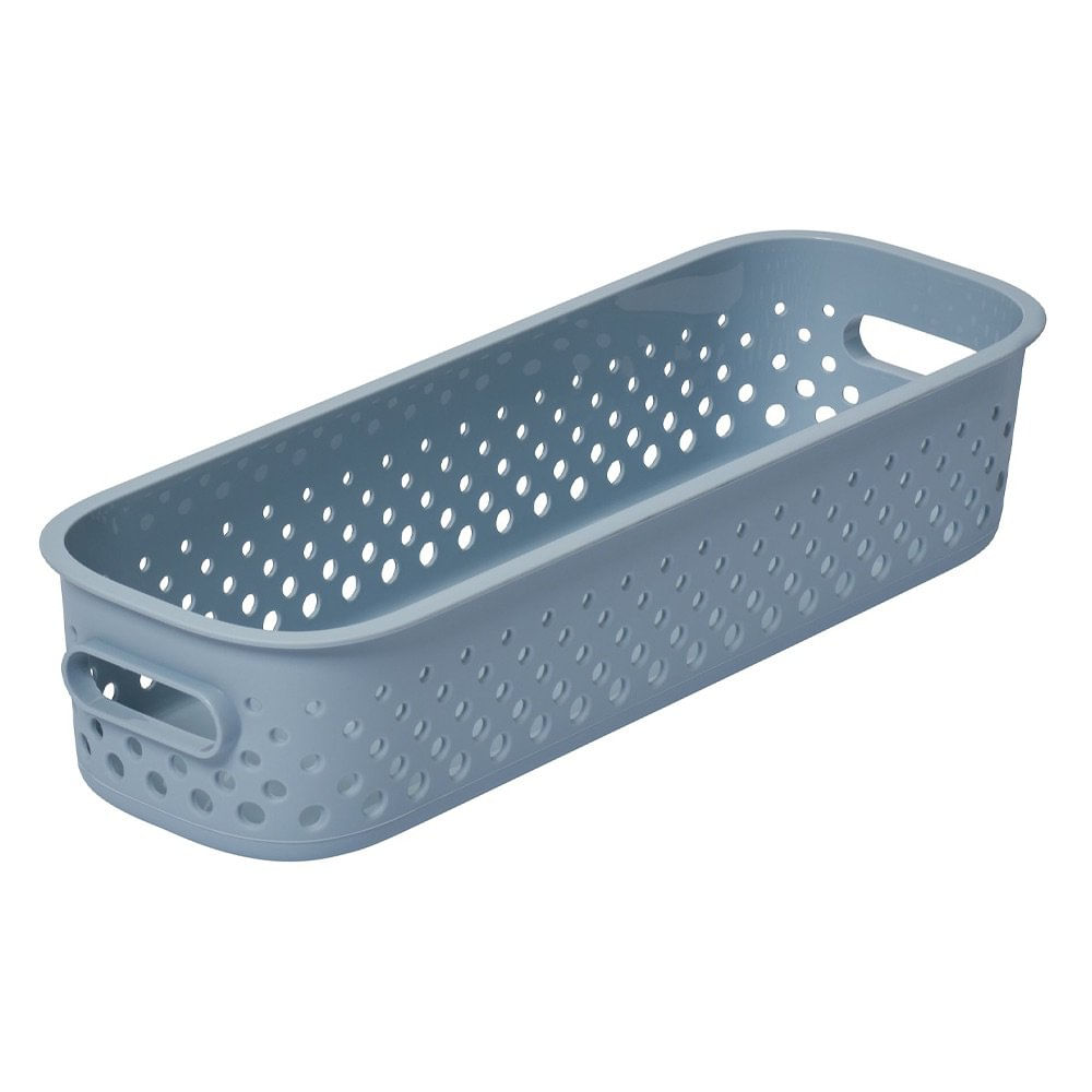 Canasta Organizadora Essence Slim 29.5 x 10 x 6.5 cm de Plástico Color Azul