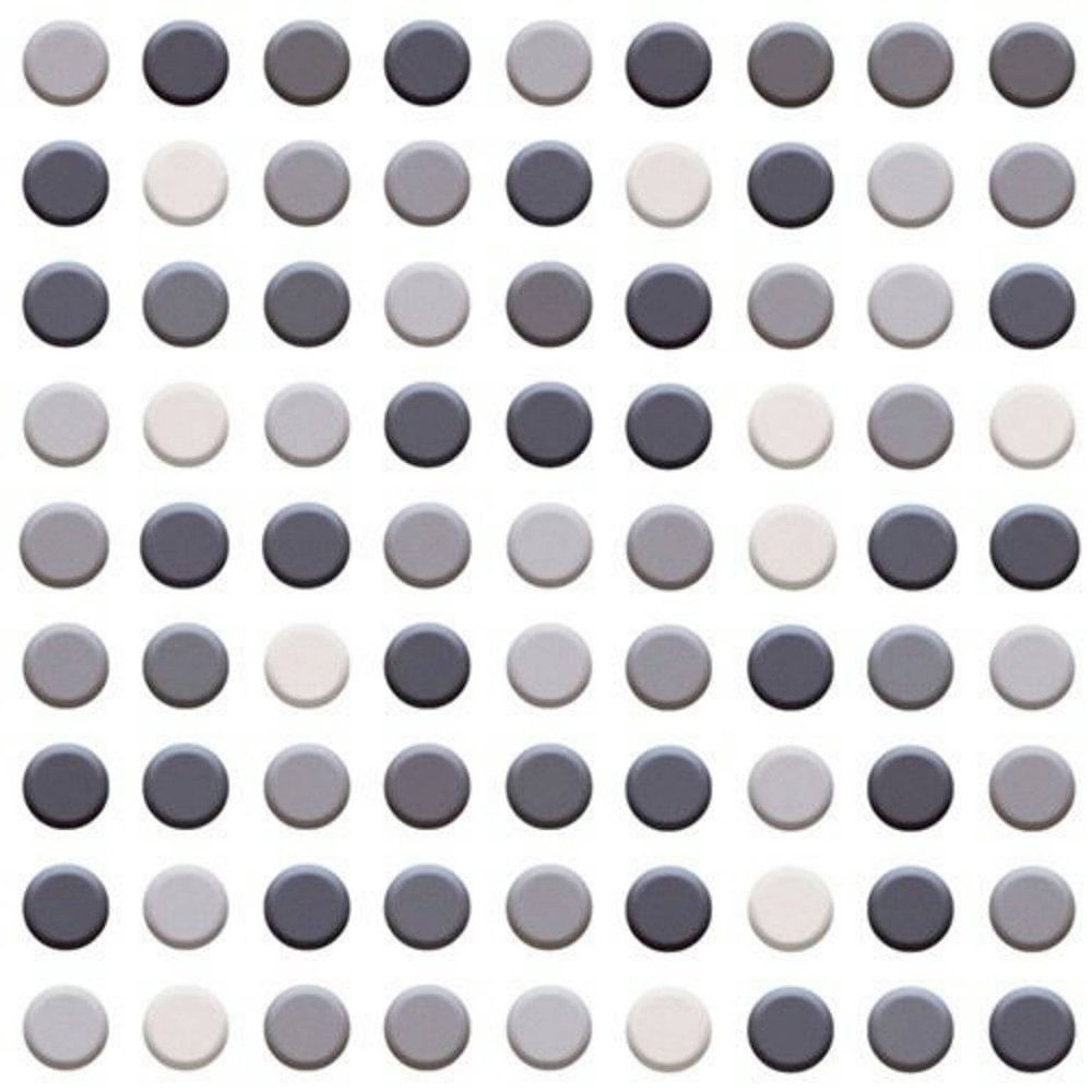 Piso Cerámico Mykonos Color Gris Rústico Semibrillo No Rectificado de 20x20 cm en Caja de…