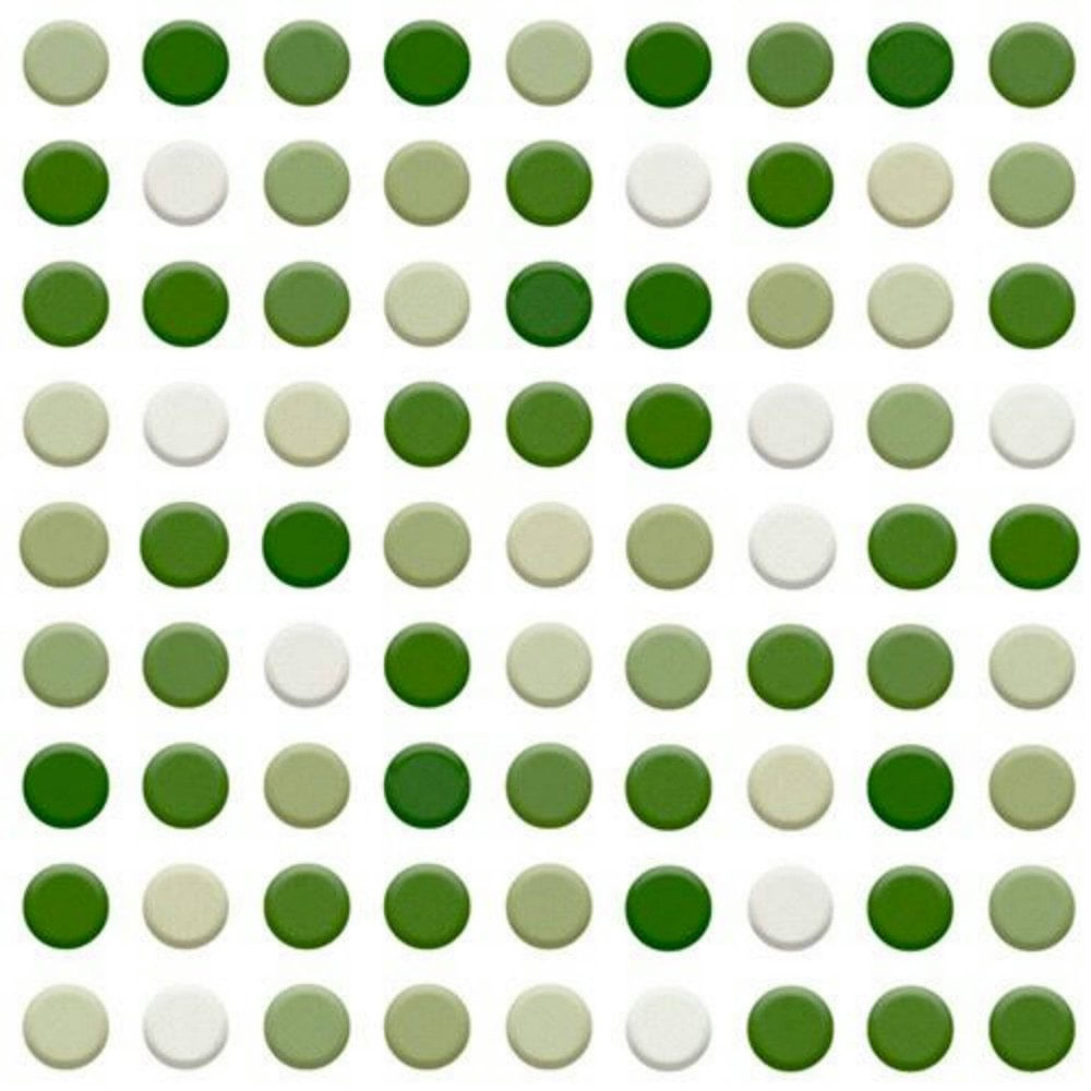 Piso Cerámico Mykonos Color Verde Rústico Semibrillo No Rectificado de 20x20 cm en Caja de…