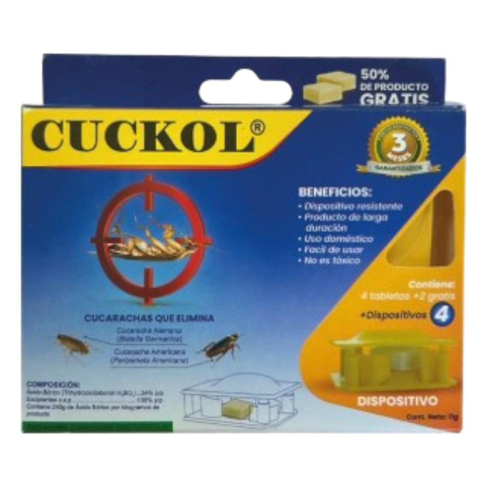 Cebo Mata Cucarachas con Dispositivo y Tabletas 7 g