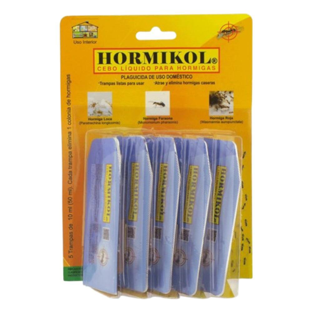 Cebo Líquido para Hormigas con Trampas 50 mL Cebo Líquido para Hormigas Hormikol 5 Trampas 50 ml