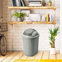 Basurero Tapa Vavién Gris - Ucsan Varias Capacidades
