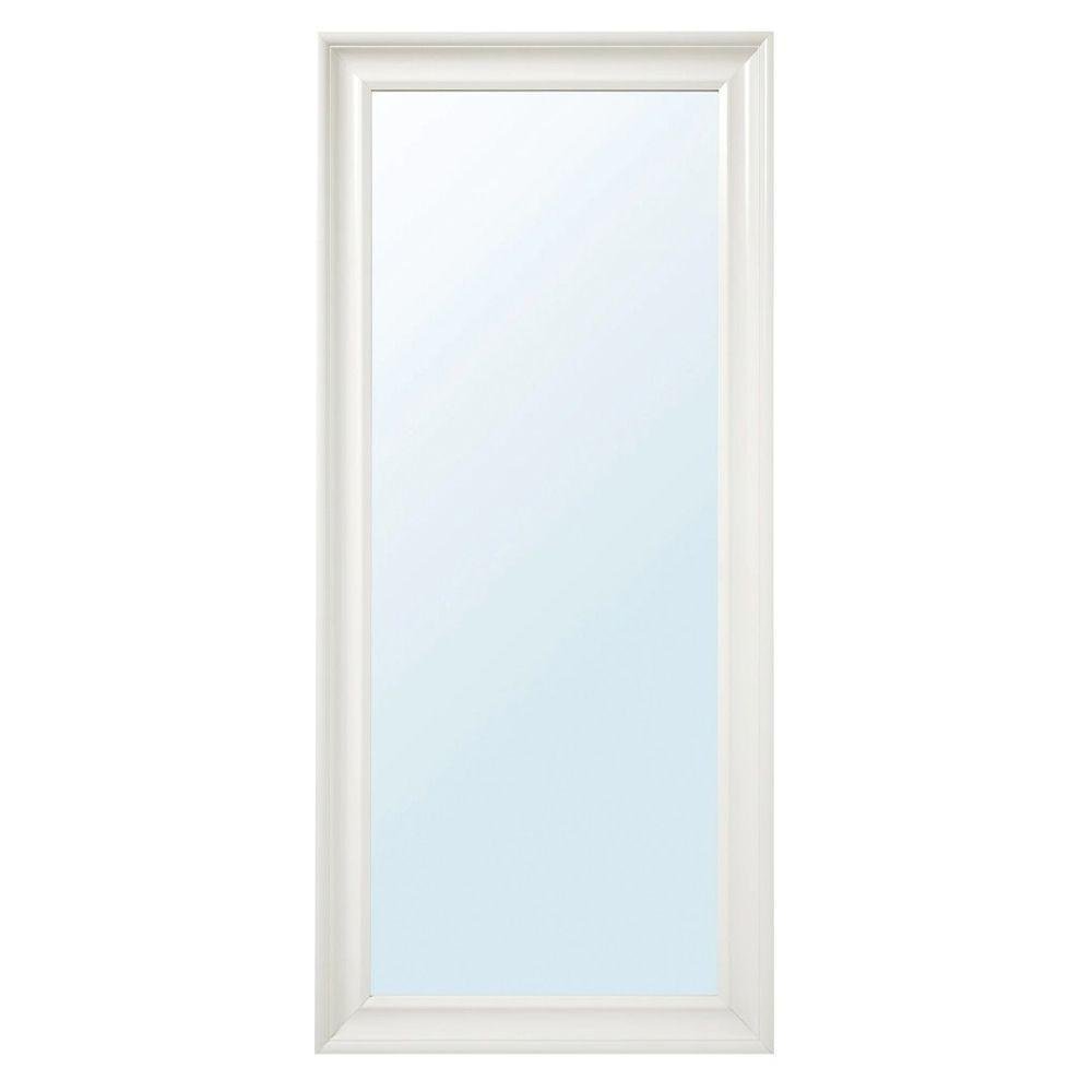 Espejo de Pared 74 x 165 cm Rectangular Color Blanco