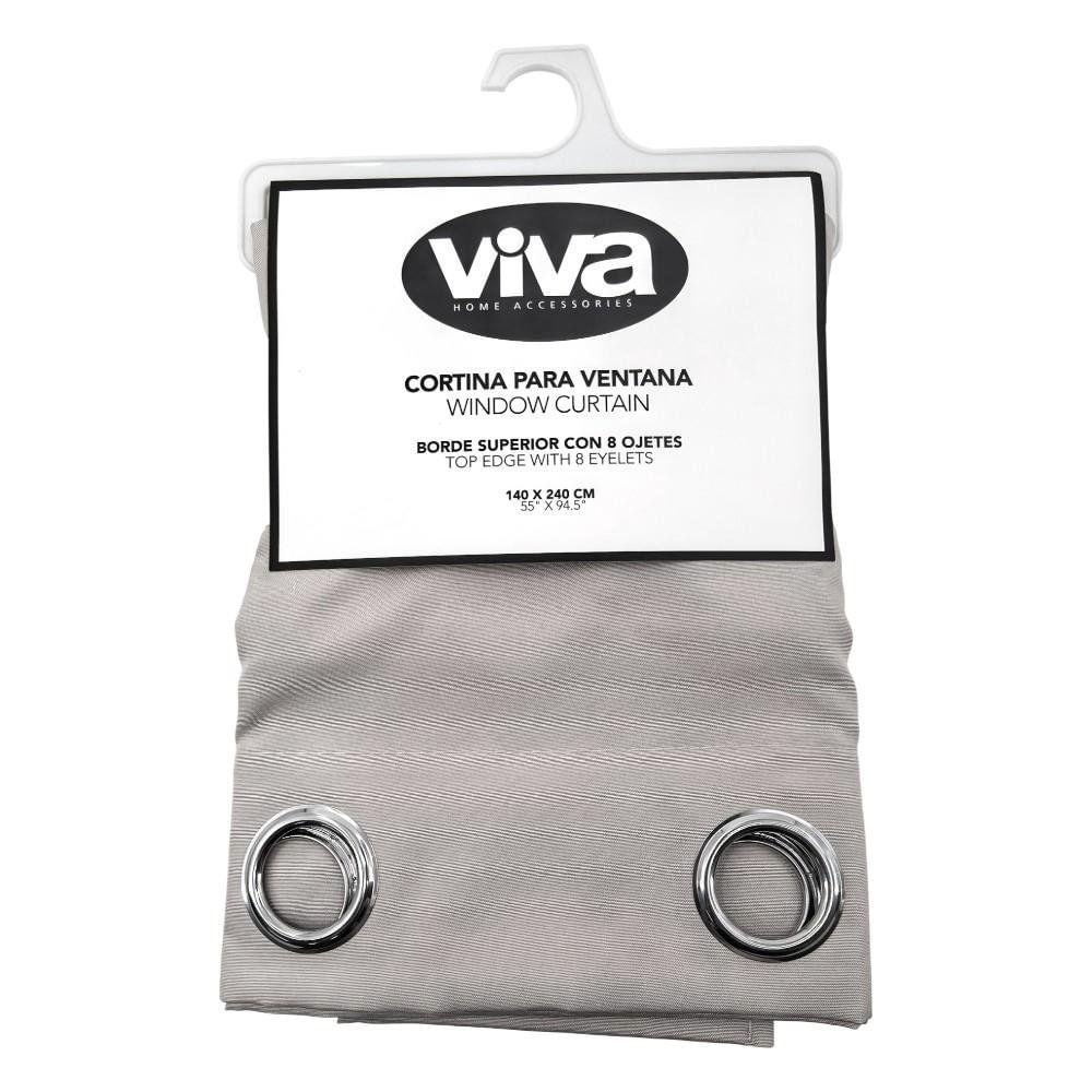 Cortina para Ventana 140 x 240 Cm - Varios Colores Beige