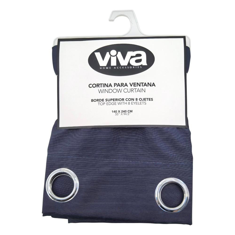 Cortina para Ventana 140 x 240 Cm - Varios Colores Azul