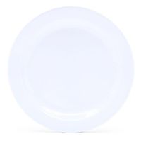 Plato Plano Blanco 9.8 Plg Melamina