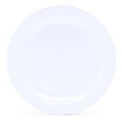 Plato Plano Blanco 9.8 Plg Melamina