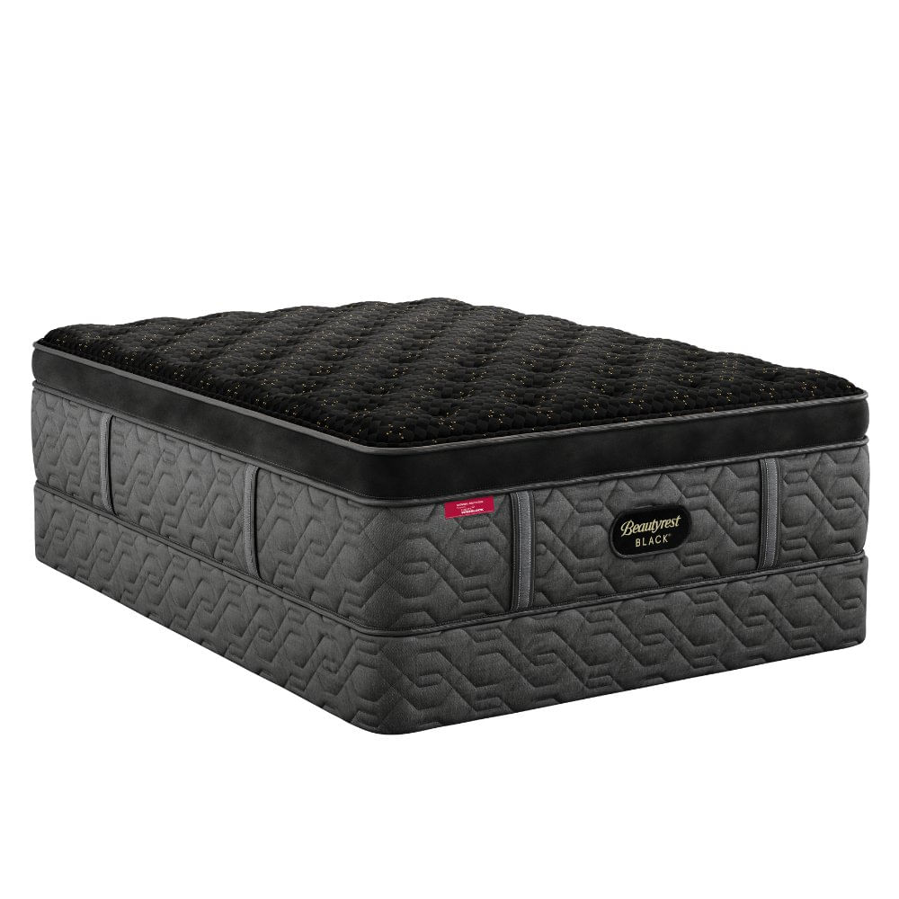 Set de Colchón + Base Beautyrest Black Serie 3 Pillow Top Plush - Varios Tamaños Queen