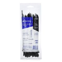 Cincho Estándar De 20 Cm Y 18 Lb Negro 100 Pzas - Volteck