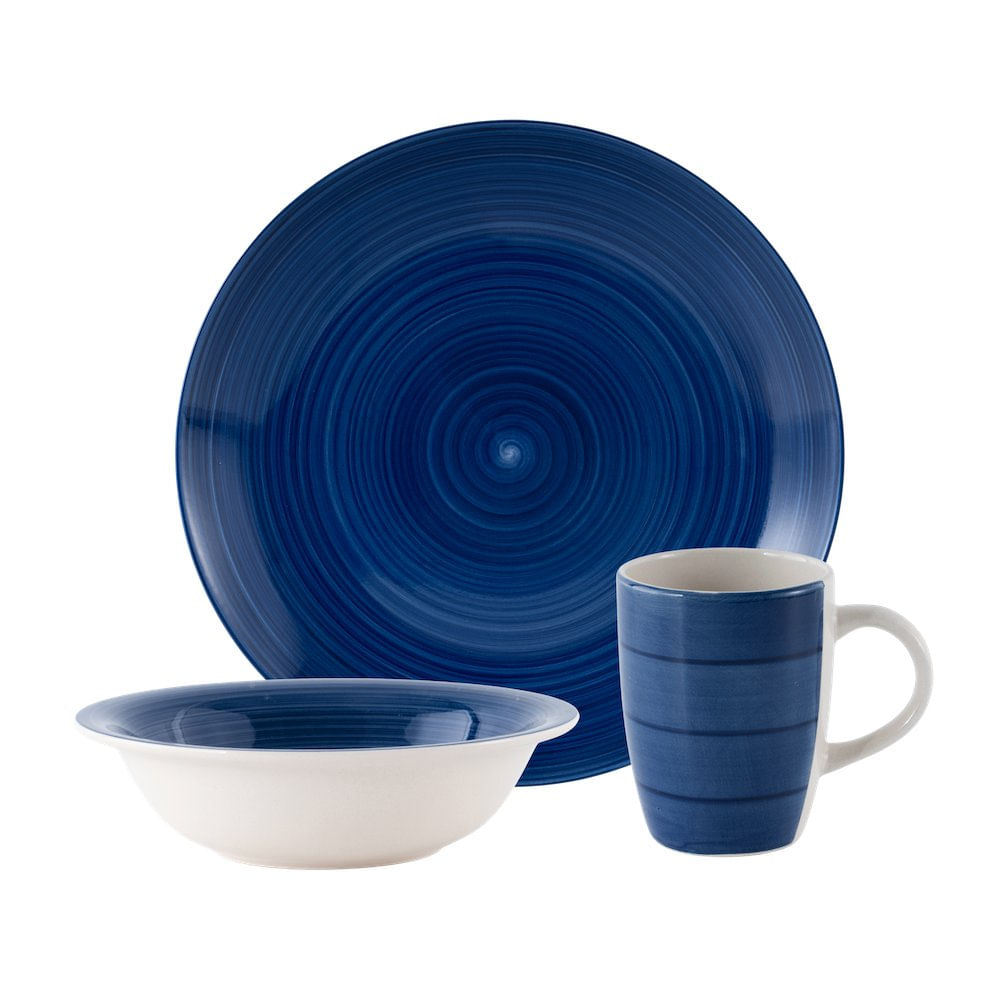 Set de Vajilla Joy de Cerámica de 12 Piezas Color Azul