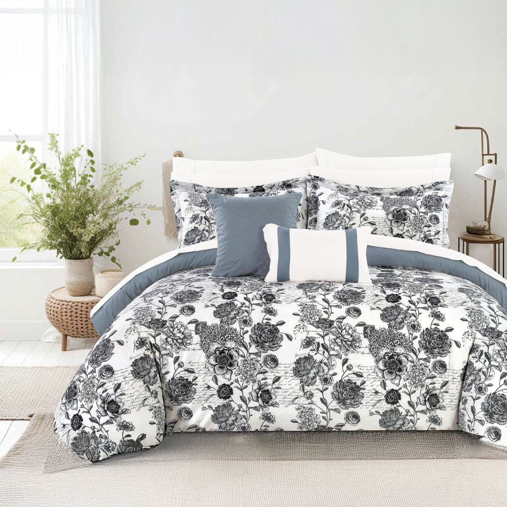 Set de Edredón Rumi Linen 11 Pzas - Varios Tamaños Queen