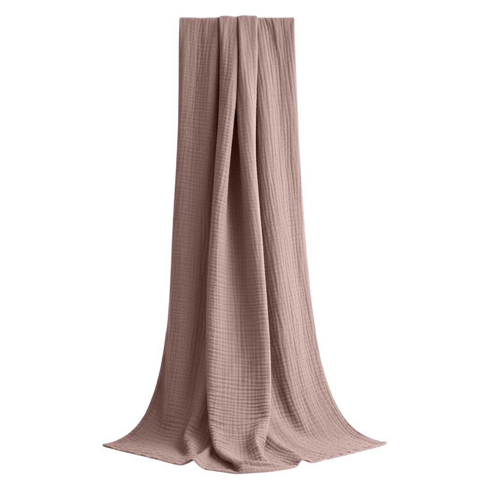 Frazada Full/Queen de Algodón Muslin Color Rosado Frazada Muslin Tamaño Full/Queen Color R…