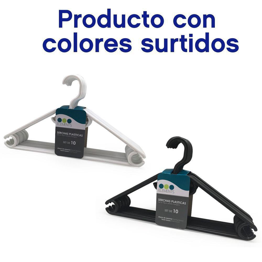 Set de 10 Serchas de Plástico Color Surtido
