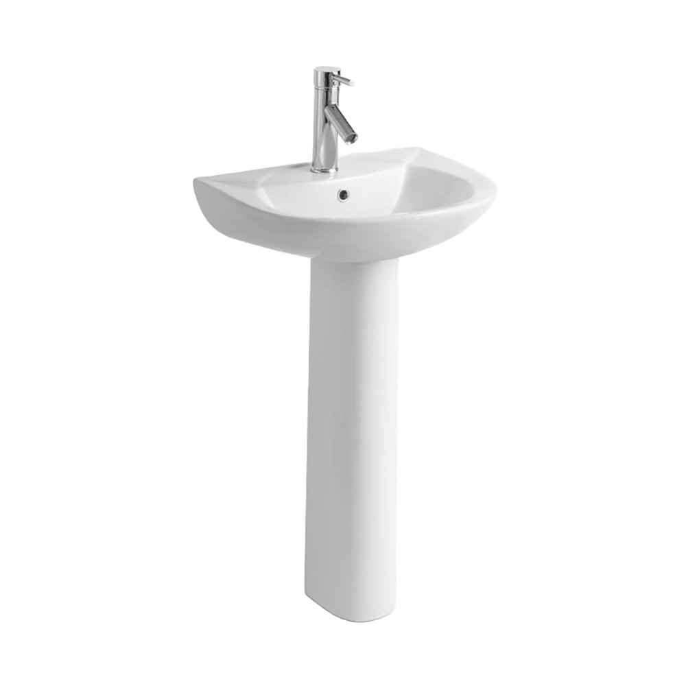 Lavamanos Figo Tipo Pedestal Color Blanco