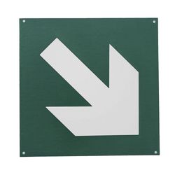 Rotulo-Flecha-Diagonal-Verde