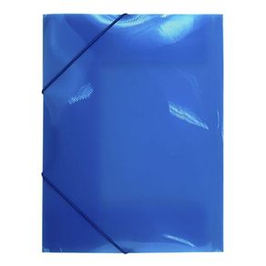 Folder Plástico Cerrado Azul - Tucan
