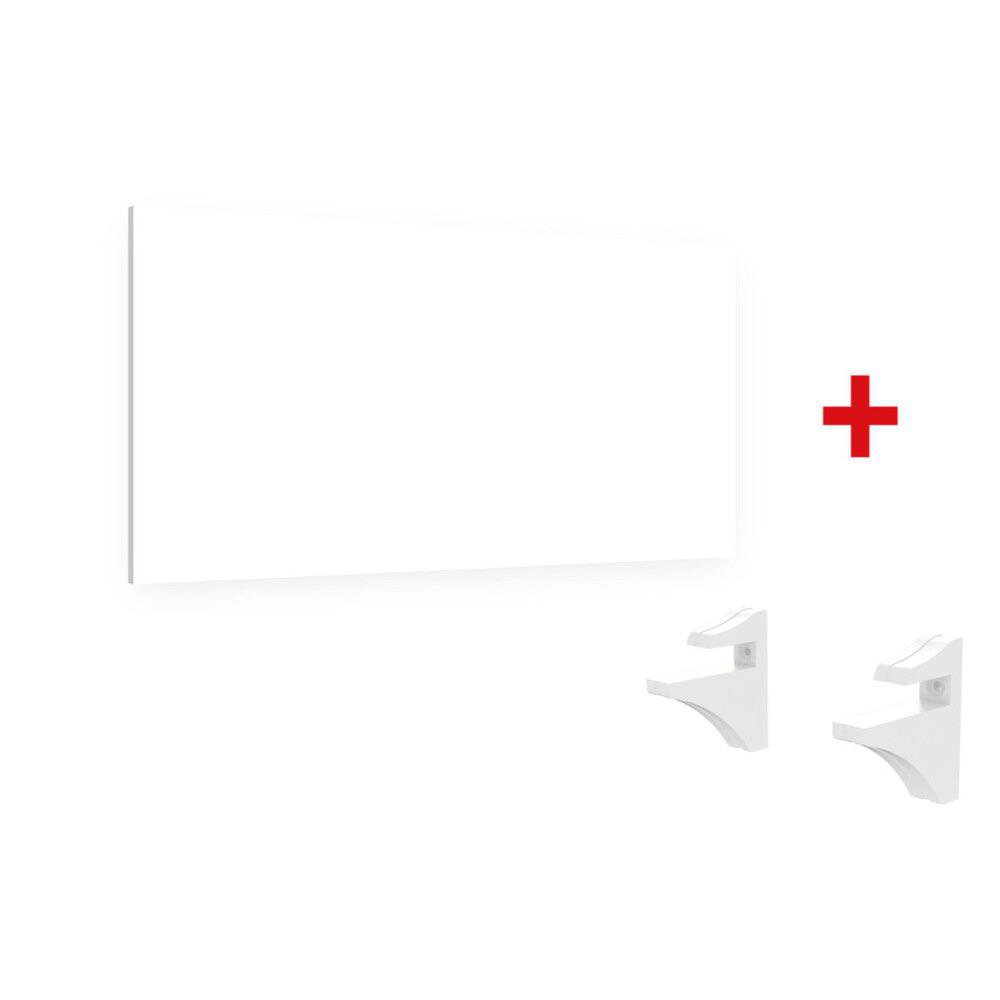 Kit de Repisa + Soportes Color Blanco - Varios Tamaños
