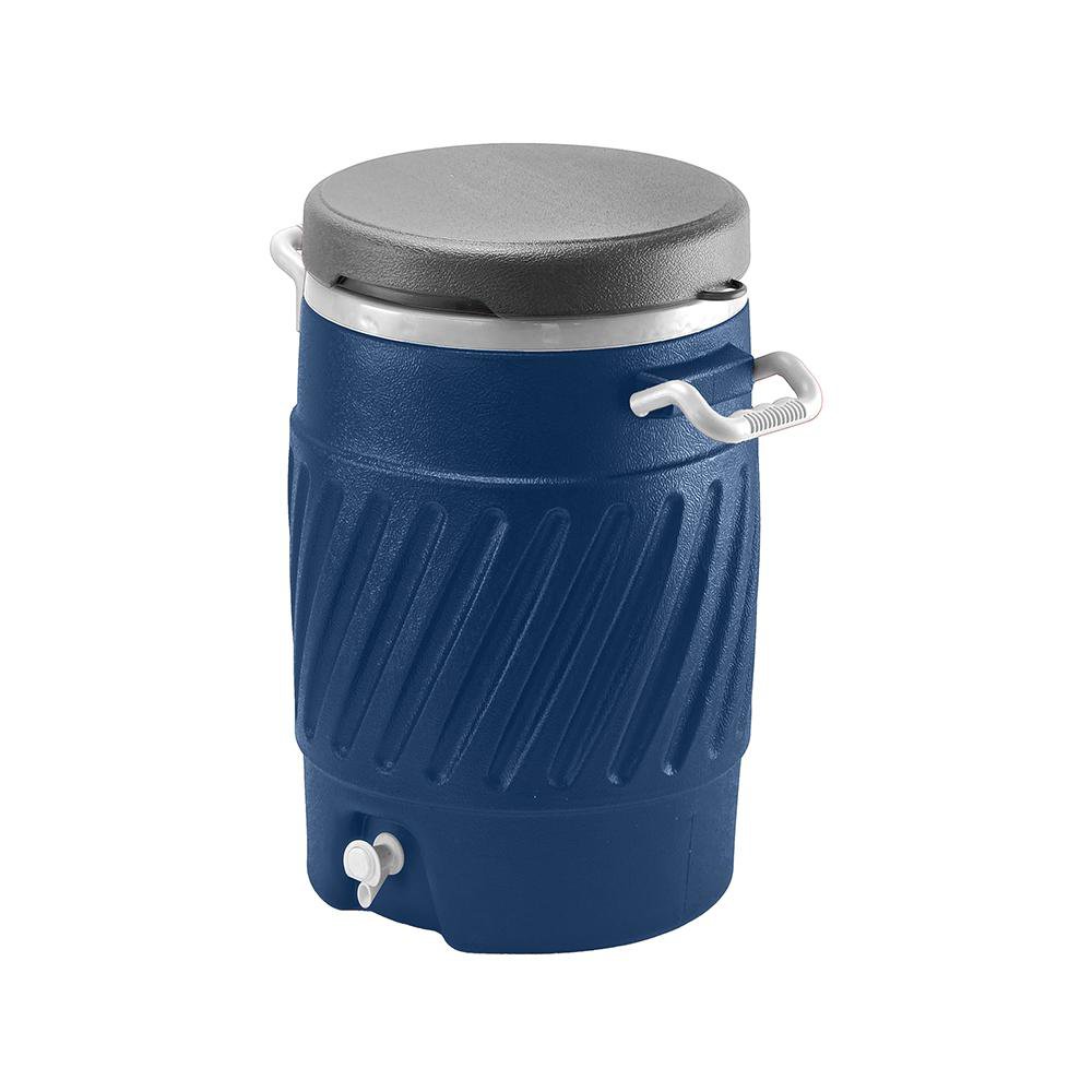 Termo Dispensador de 20 Litros para Bebidas Frías de 38 x 38 x 51 cm Color Azul Marino
