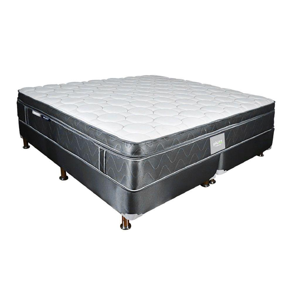 Set De Cama Colchón + Base Pluzz Memory Foam - Belezza Kidzz Varios Tamaños Matrimonial