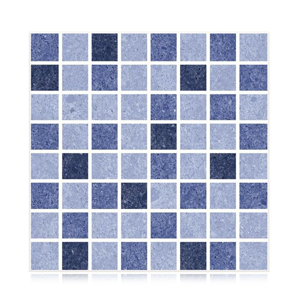 Piso Cerámico Creta Color Azul Rústico Semibrillo No Rectificado de 20x20 cm en Caja de 1…
