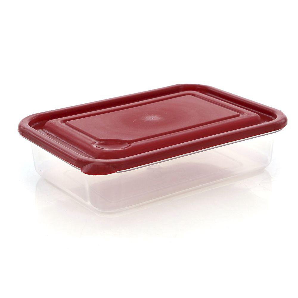 Tazón Rectangular 14 Onzas - Varios Colores Rojo