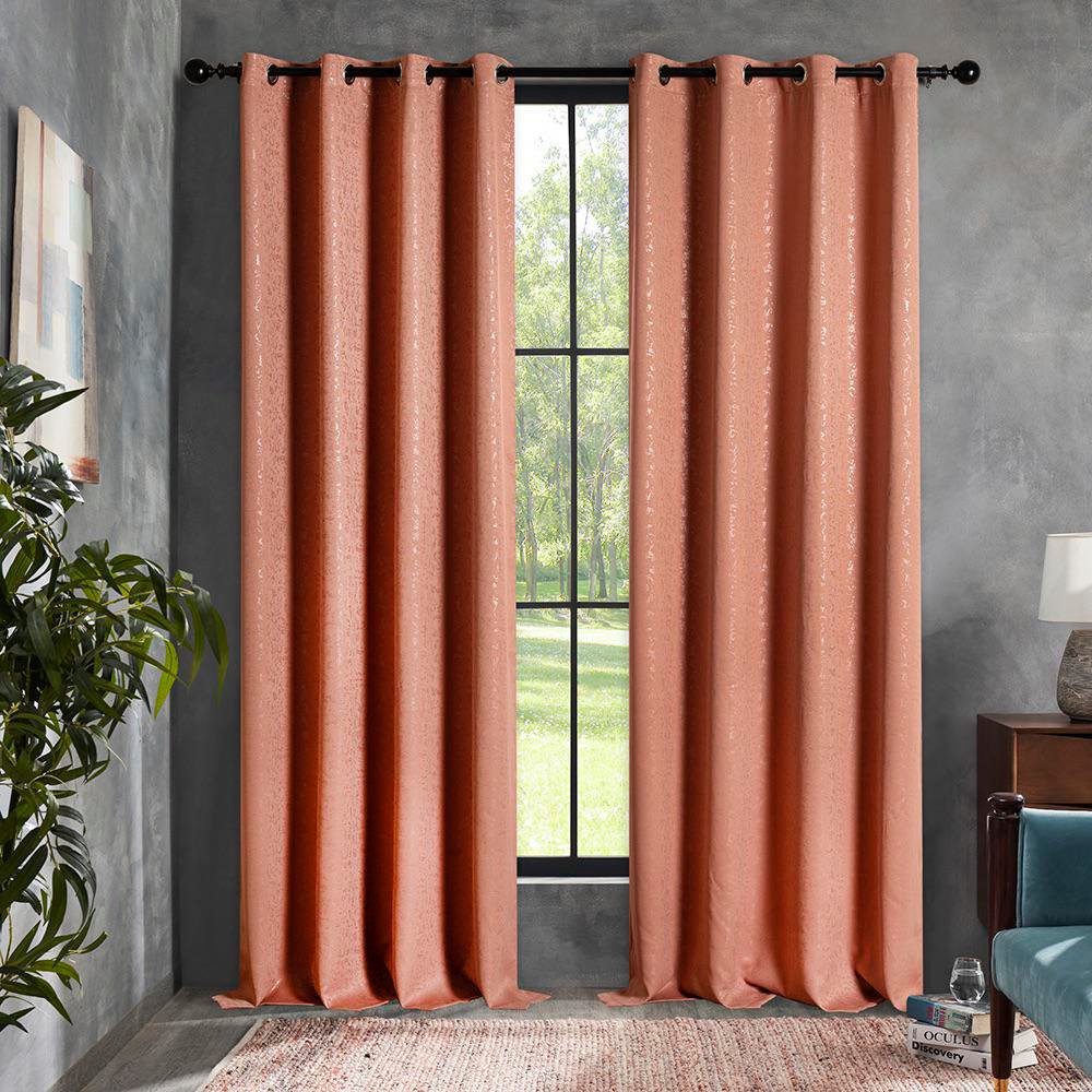 Cortina BO Greenvalley Color Rosado de 140 x 240 Cm Cortina 140 x 240 cm Tela Black Out Gr…