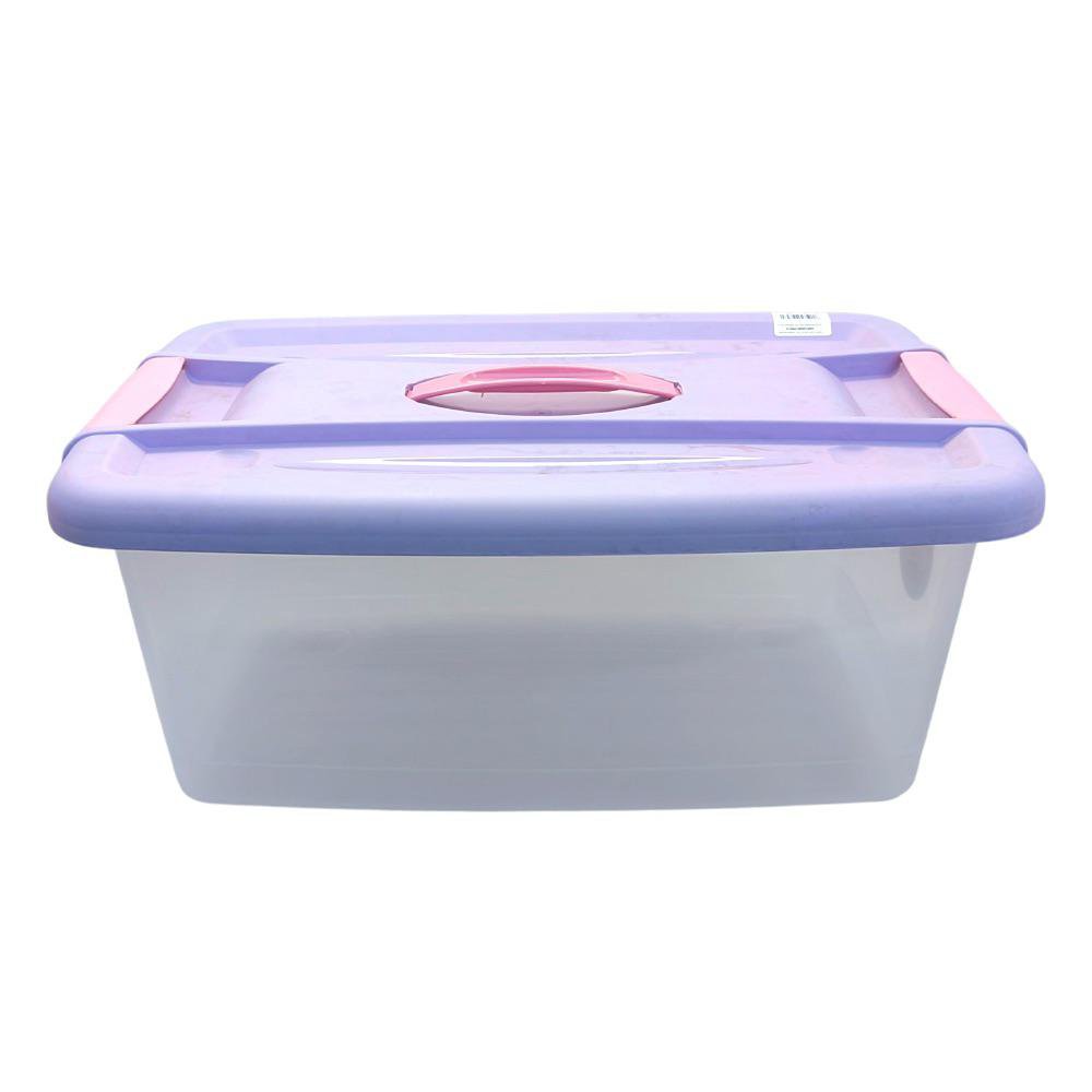 Caja Organizadora Click 16 L Color Lila