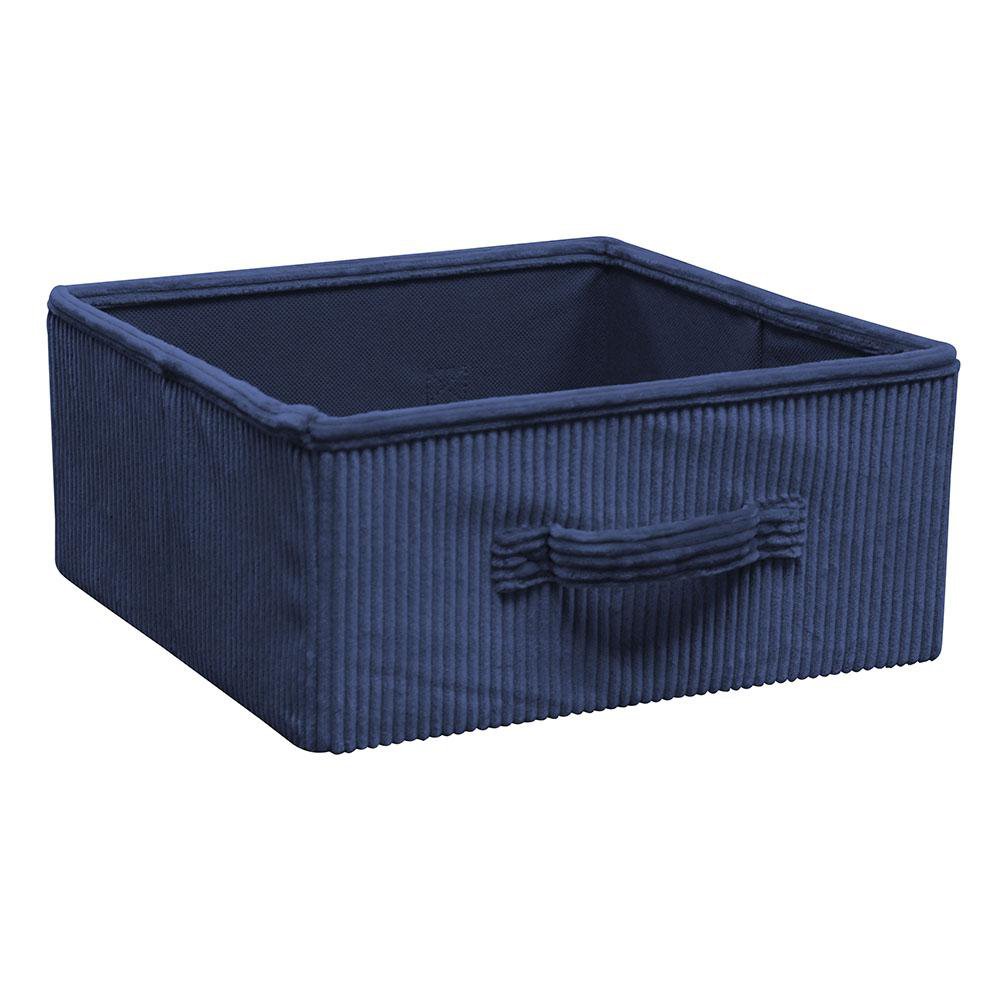 Caja Plegable 31 x 14 x 31 cm de Pana Color Azul