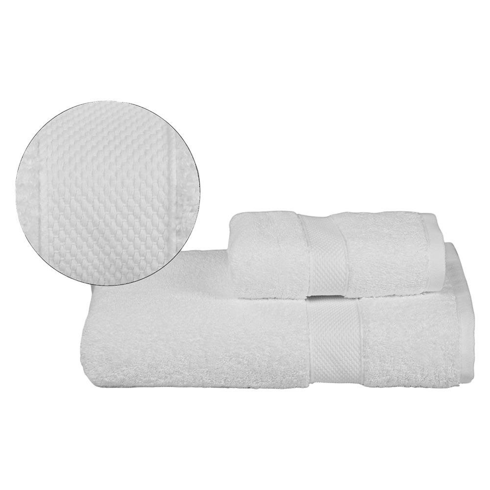 Toalla de Baño Color Blanco Diseño Siena Toalla Jumbo Siena Color Blanco