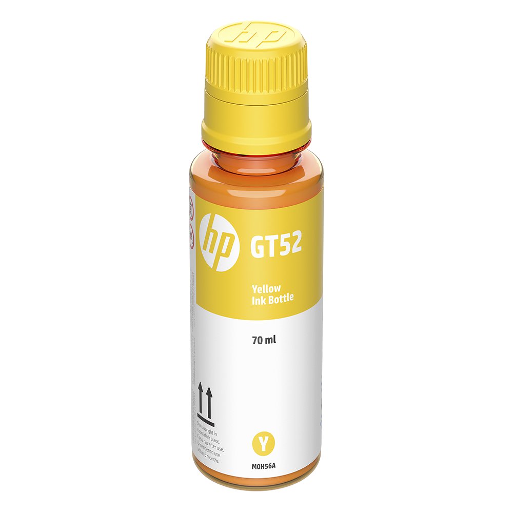 Botella de Tinta HP GT52 Amarilla de 70 mL para Impresoras Ink Tank y Smart Tank