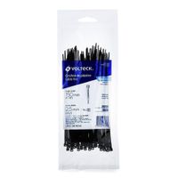 Cincho Estándar De 15 Cm Y 18 Lb Negro 100 Pzas - Volteck