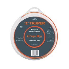 Hilo Para Desbrozadora De 2.7 Mm X 63 Mts - Truper