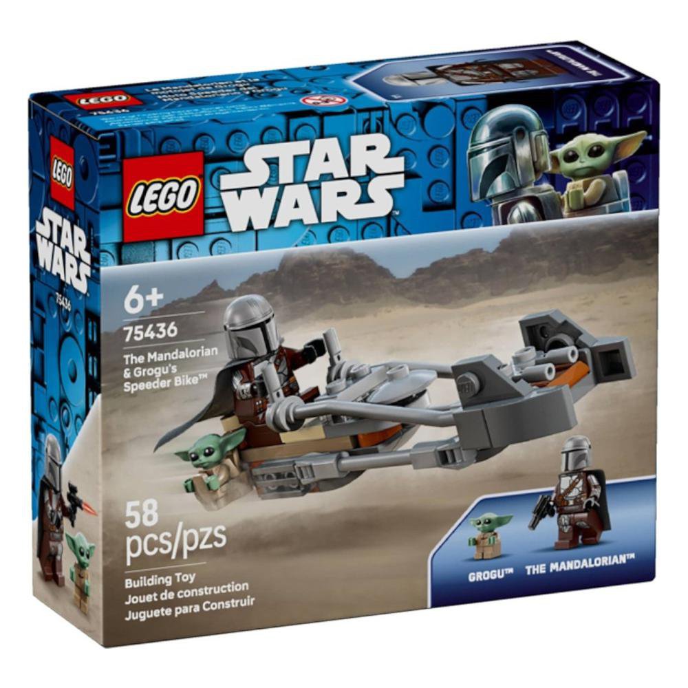 LEGO Star Wars Moto Speeder del Mandaloriano y Grogu #75436 de 58 Piezas