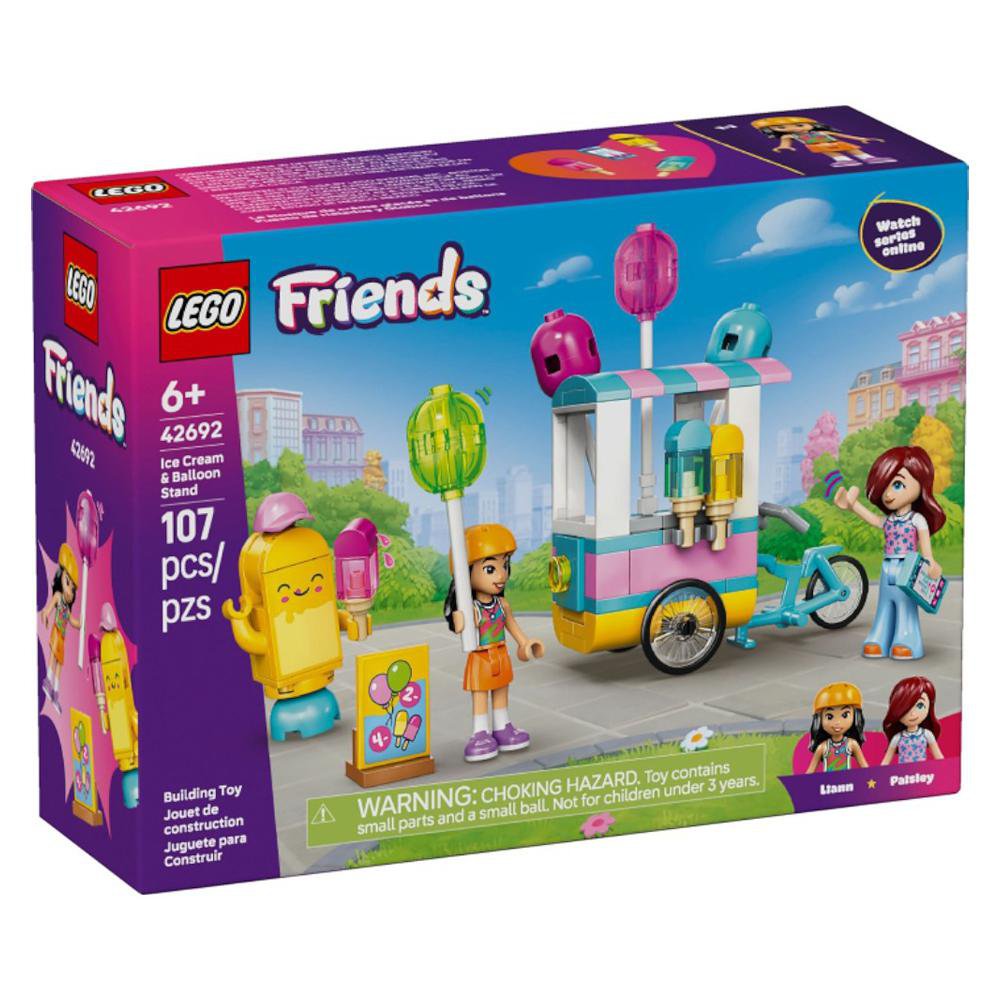 LEGO Friends Puesto de Helados y Globos #42692 de 107 Piezas