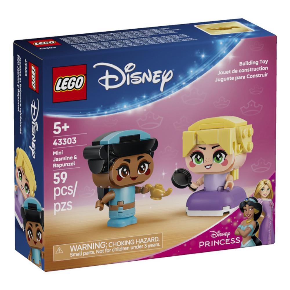 LEGO Disney Princess Mini Jasmine y Rapunzel #43303 de 59 Piezas