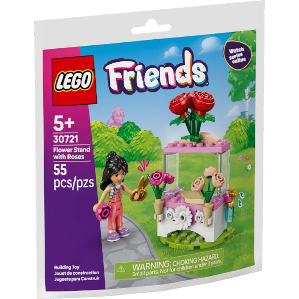 LEGO Friends Puesto de Flores con Rosas #30721 de 55 Piezas