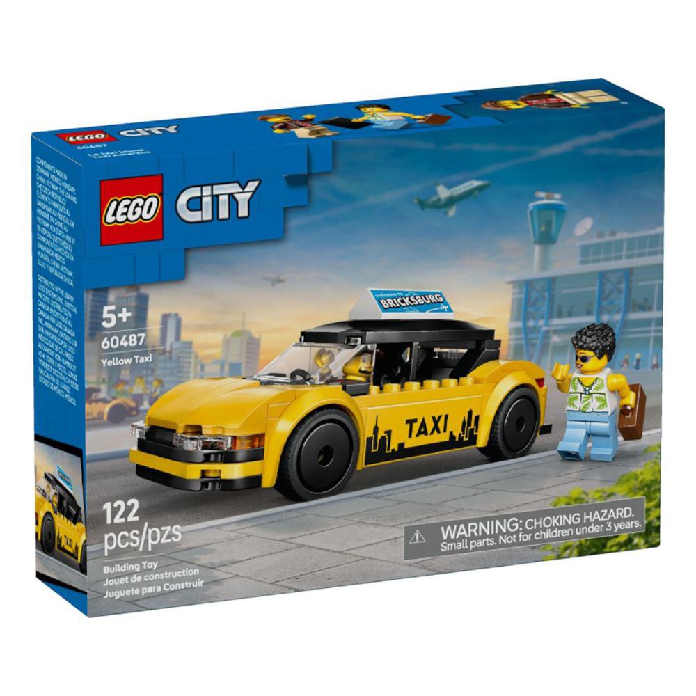 LEGO City Taxi Amarillo #60487 de 122 Piezas