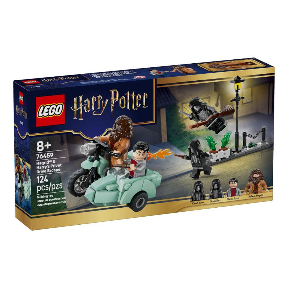 LEGO Harry Potter Escape de Privet Drive con Harry y Hagrid #76459 de 124 Piezas