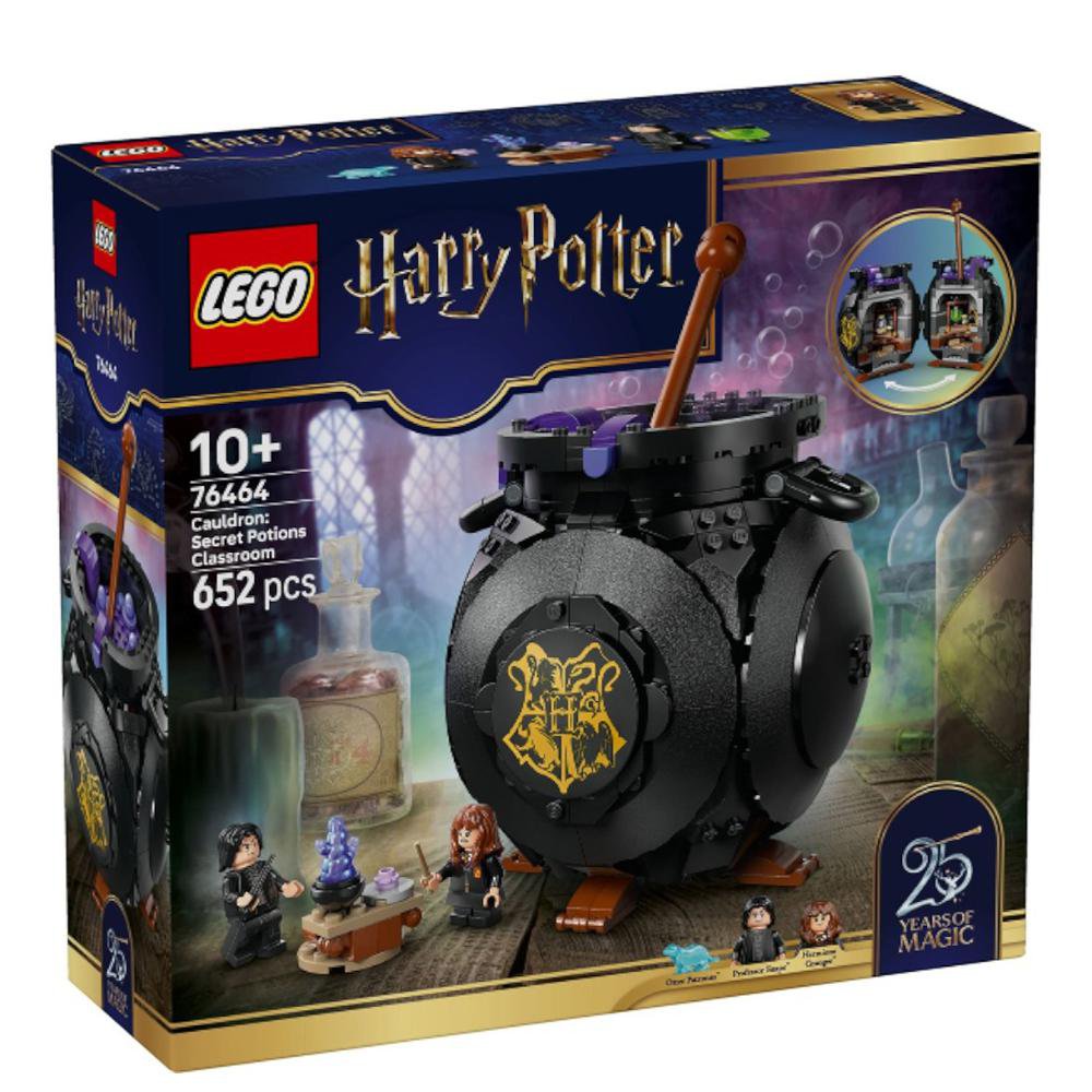 LEGO Harry Potter Aula de Pociones con Caldero Secreto #76464 de 652 Piezas